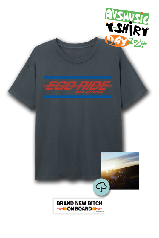 Ego Ride Digital Album & Vintage Black Boyfriend Tee