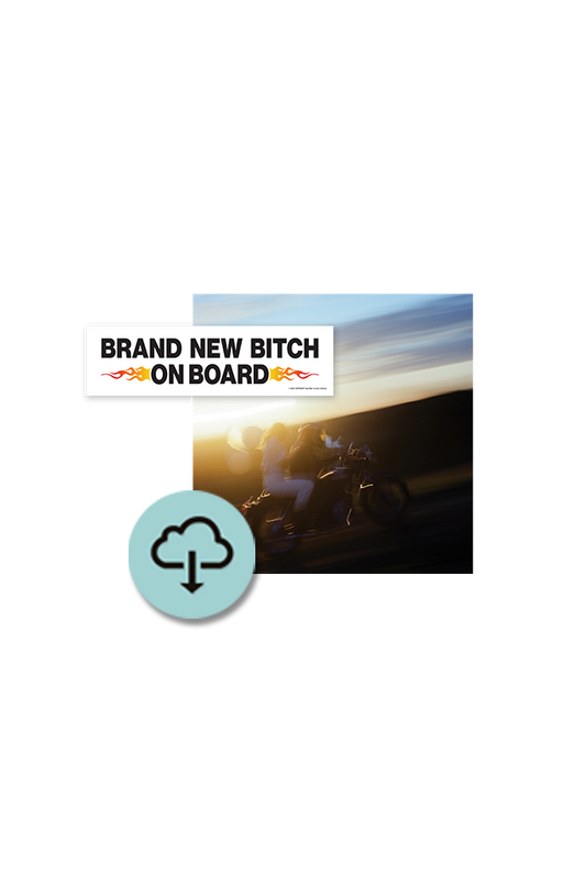 Ego Ride Digital Album & Brand New Bitch Bumper Sticker